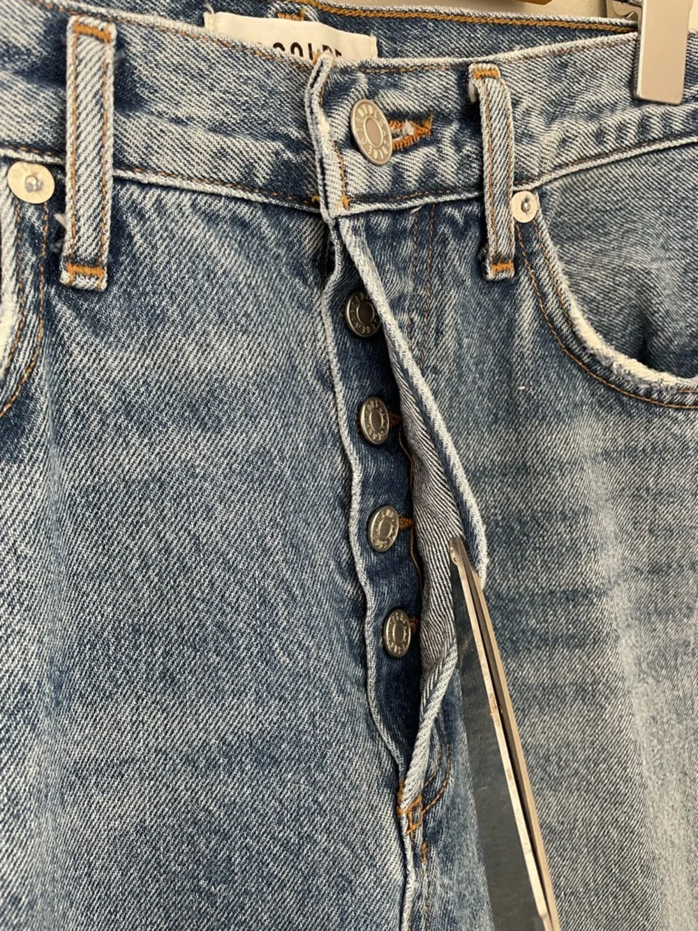 AGOLDE 90s PINCH WAIST HIGH RISE STRAIGHT IN NAVIGATE Size 24 - Picture 7 of 12